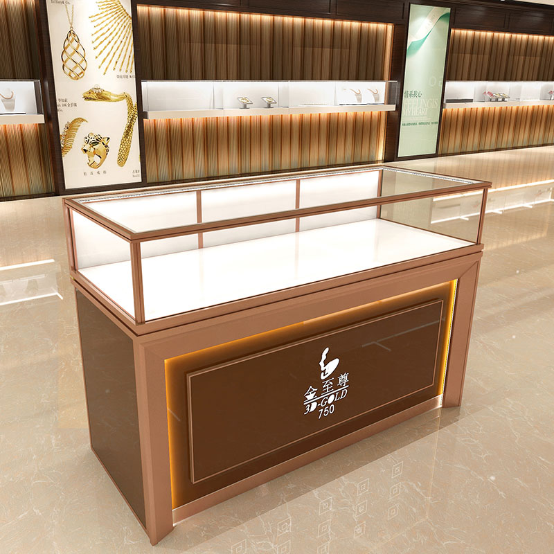 珠寶黃金展示柜臺(tái)M款-包邊