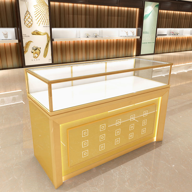 珠寶黃金展示柜臺(tái)M款-包邊