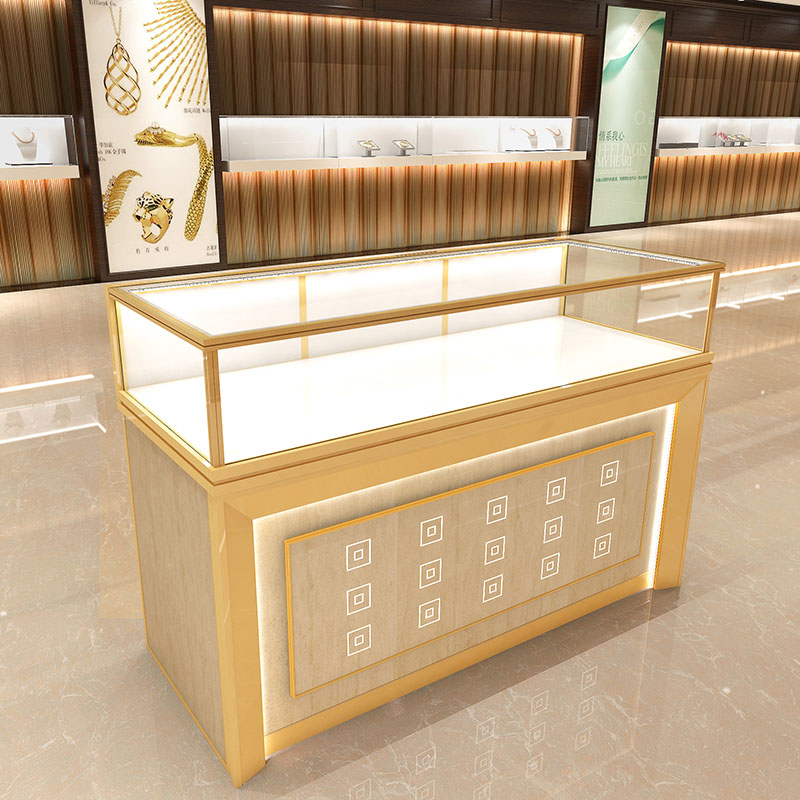 珠寶黃金展示柜臺(tái)M款-包邊